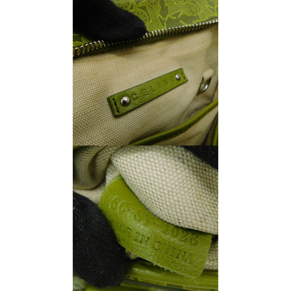 Celine Tote green Sulky carriage two Bag wheeled monogram canvas - Picture 5 of 7